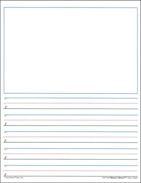 Primary Writing Paper Template Lomer