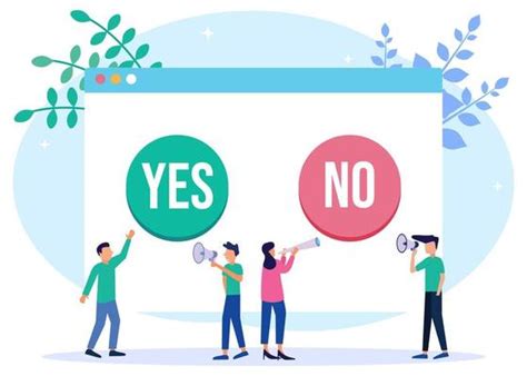 Yes Or No Vector Art Icons And Graphics For Free Download