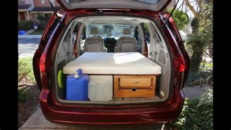 27 Diy Minivan Camper Ideas Go Travels Plan Mini Van Camper