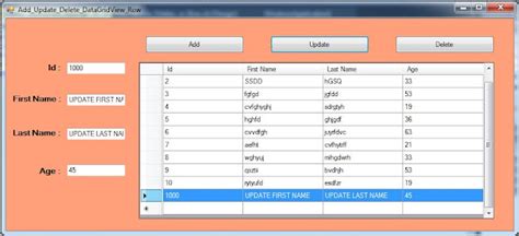 Vb Net How To Add Delete And Update Datagridview Row Using Textboxes Hot Sex Picture
