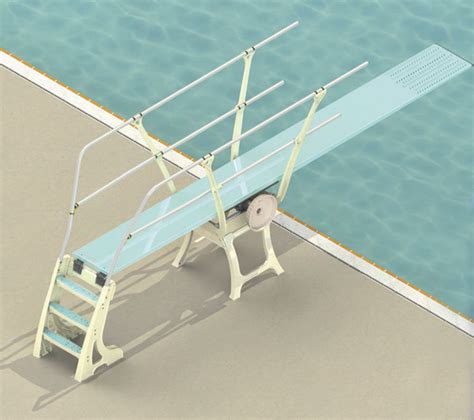Duraflex Durafirm 1 Meter Dive Stand With Double Rail Both Sides No