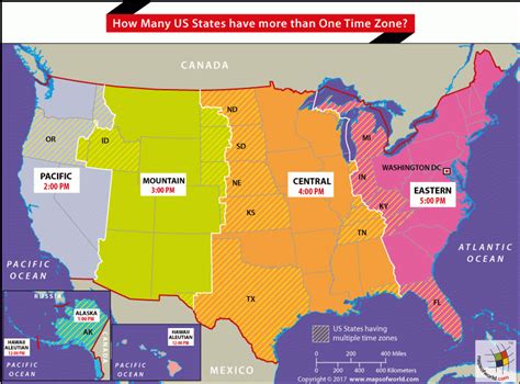 Us Map Of Time Zones With States Us States Map