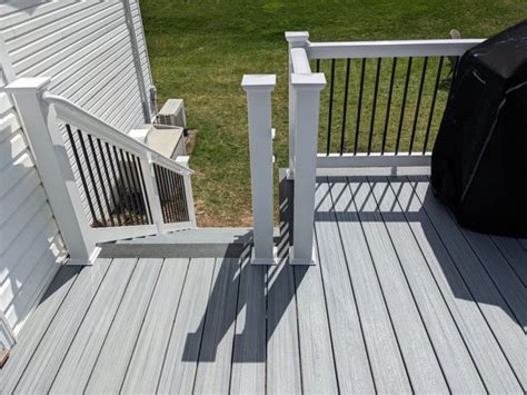 Makeover Monday Foggy Wharf Trex Deck In Howard County Maryland
