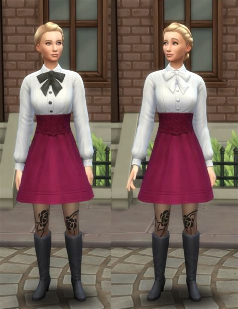 Annabelle Victorian Dress By Therealmofsimblr At Mod The Sims Sims 4