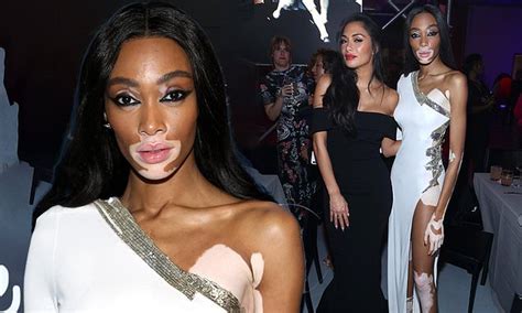 Winnie Harlow Forgoes Underwear In Daring White Gown As She Joins Glam