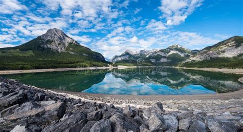 Barrier Lake Stock Image Image Of Mountain Country 90184309