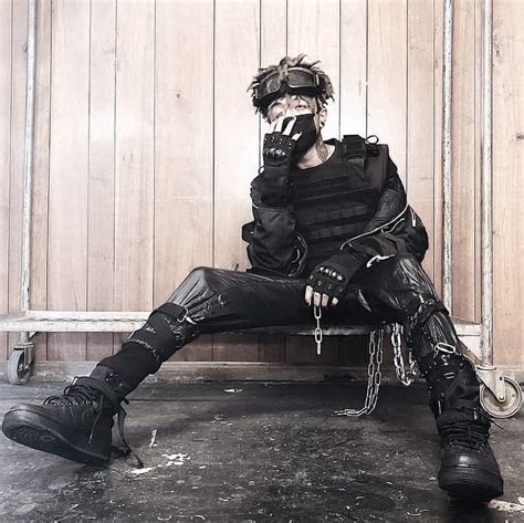 Techwear Fashion Cyberpunk Fashion Cyberpunk Clothes Tech Wear Fashion