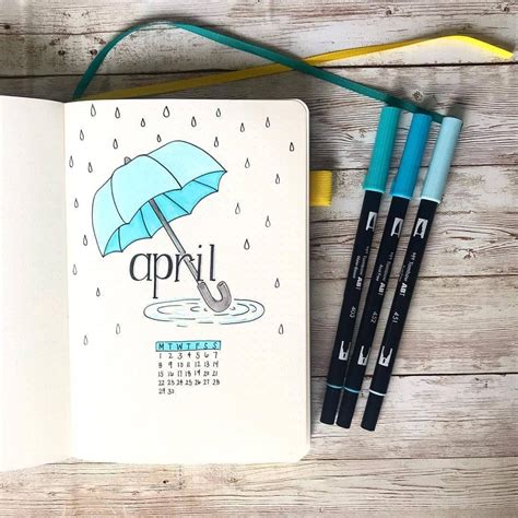April Is Finally Here Im A Day Late I Chose To Do An Umbrella Theme