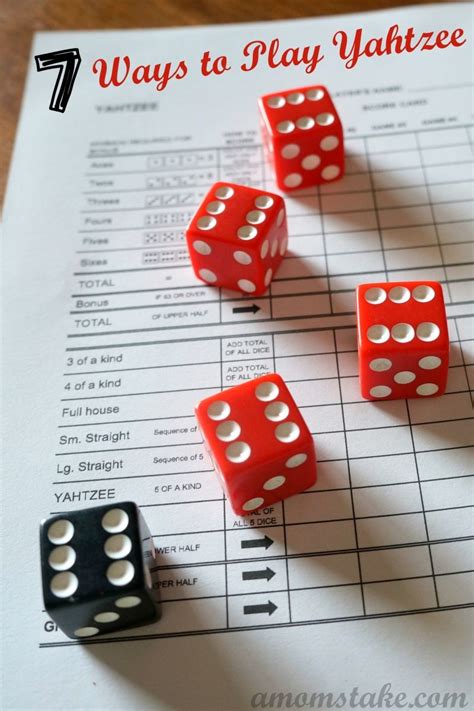 Check spelling or type a new query. 7 Different Ways for How to Play Yahtzee | Yahtzee game, Spin and Gaming