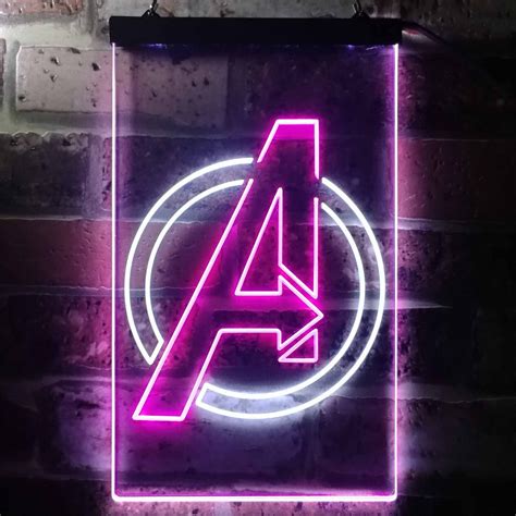 Avengers Marvels Neon Sign Led Lab Cave