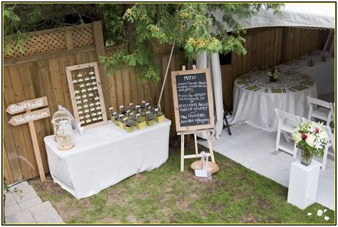 Backyard Wedding Reception Ideas Small Backyard Wedding Backyard