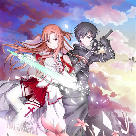 1080x1080 Resolution Sword Art Online 4k Asuna Yuuki And Kirito