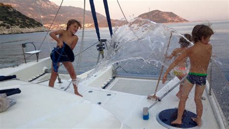 Never A Dull Moment The Family Living On A Boat In The Mediterranean Sea