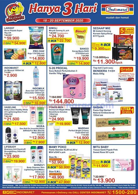 Perusahaan minimarket ini adalah alfamart. ♥ Katalog Promo JSM Indomaret Terbaru 25 - 27 September ...