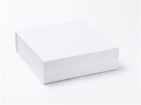 White Medium Luxury Folding T Box Or Keepsake Box Sample Foldabox