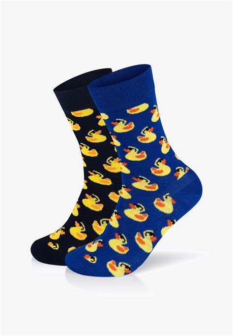 Happy Socks 2 Pack Rubber Duck Calze Multi Colouredmulticolore
