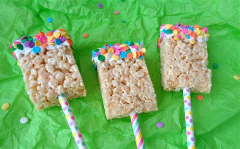 How To Make Rice Krispie Treat Pops With Sprinkles A Storybook Day
