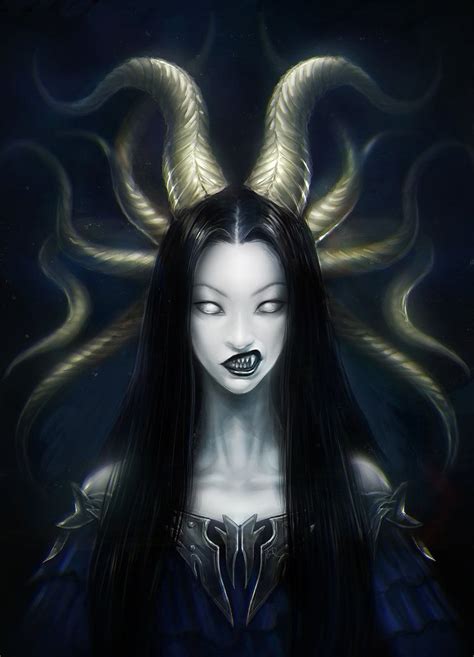 Demon Queen By Anndr On Deviantart Fantasy Art Women Vampire Art