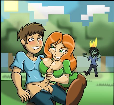 Rule 34 Alex Minecraft Being Watched Biting Lip Breasts Casual