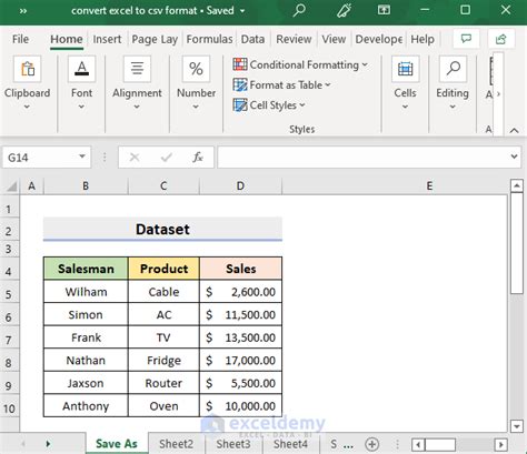 How To Convert Excel File To Csv Format 5 Easy Ways Exceldemy