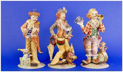 Sold Price Leonardo Collection Of Clown Figures 3 In May 4 0111