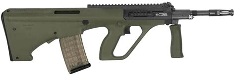 Steyr Aug A3 M1 556223 Bullpup Carbine With Long Rail Od Green