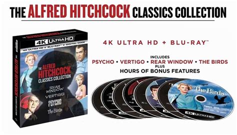 4 films in 4k uhd in the alfred hitchcock classics collection verkrijgbaar vanaf 7 oktober
