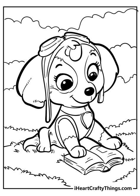 Skye Paw Patrol Coloring Pages Home Design Ideas