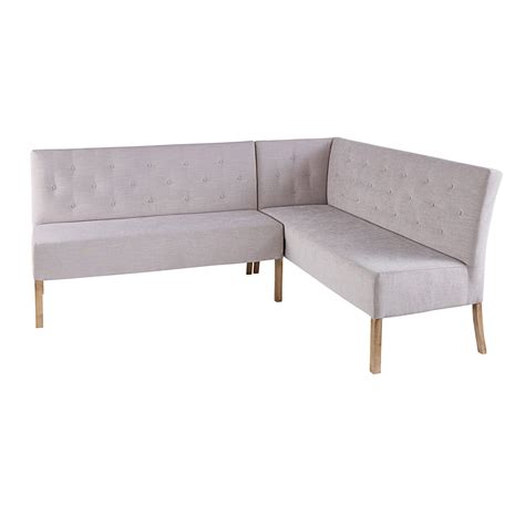 We have timeless benches upholstered in neutral solid fabrics that are adorned with nail head trim. Alina Dining Left Hand Corner Upholstered Bench ...