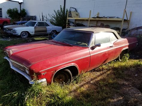 Up for sale today is an all original 65 impala convertible. 1966 Chevrolet Impala Convertible for sale #61755 | MCG