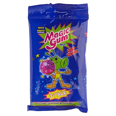 Magic Gum Tutti Frutti Mit Pop Rocks 3 Stück 21 G Obirah