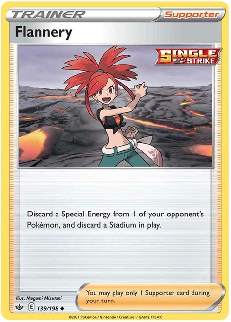 Flannery Chilling Reign 139 Pokemon Card