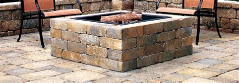 Because belgard elements™ are constructed with belgard patio pavers and wall products, each paver fireplace and kitchen unit blends effortlessly with a belgard outdoor living space that includes belgard walls, walkways, fire pit kits, or a paver outdoor kitchen. Firepits and Fireplaces - Brick's Landscape