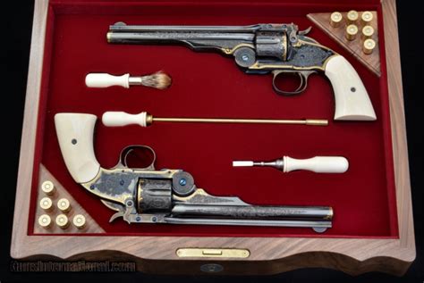 Master Engraved Matched Pair Of Smith And Wesson Performance Center