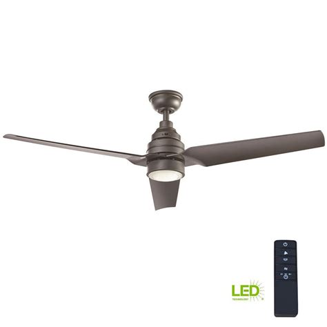 60 john timberland rustic ceiling fan with light led natural mica iron reversible walnut rosewood blades for living room bedroom. Home Decorators Collection Varuchi 52 in. Integrated LED ...