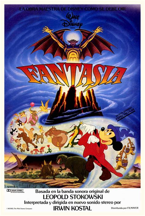 Yesterday i saw fantasia again. disney company movies spanish spain mickey mouse posters ...