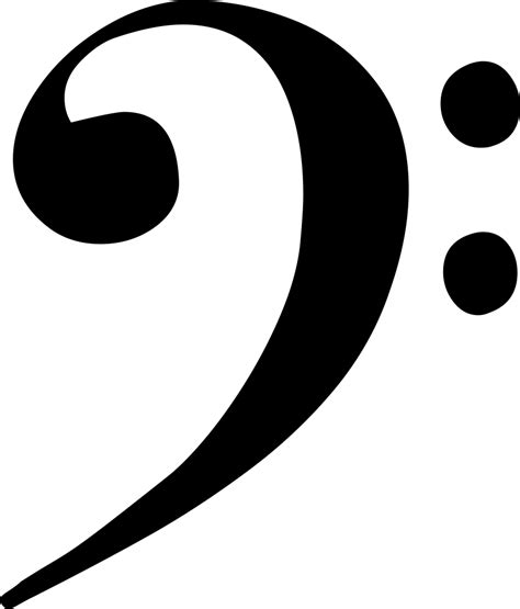 Clef Treble Musical Note Bass Clef Png Download 848994 Free