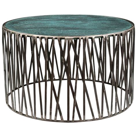 Here is a curated list of the best coffee tables with storage. Round Iron Coffee Table | Iron coffee table, Hammered ...