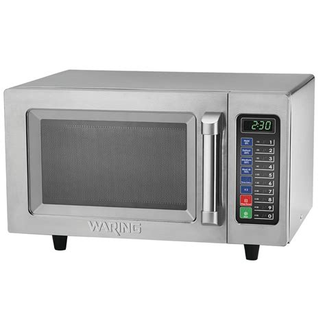 Waring WMO90 1000 Watt Light Duty Commercial Microwave Oven With Push