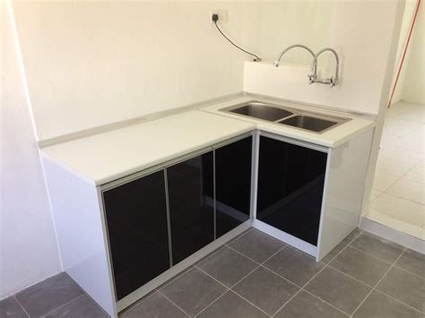Kerja berlanjutan dan tidak siap pada waktunya. Table Top Dapur Simple | Desainrumahid.com