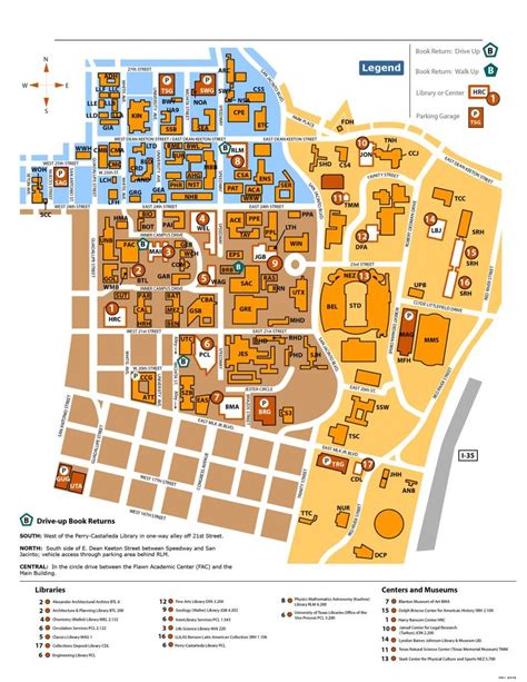 University Of Texas At Austin Campus Map University Of Texas Austin
