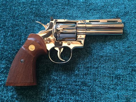 Colt Python 4 Inch Nickel For Sale At 929664844