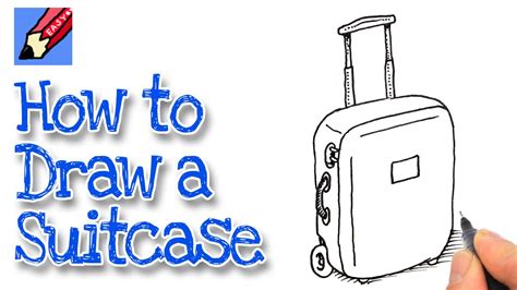How To Draw A Suitcase Real Easy