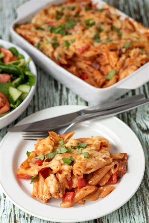 Garlic chicken & chorizo pasta 5 0 5 8. Chicken and chorizo pasta bake is a delicious, simple and quick to make family dinner recipe ...