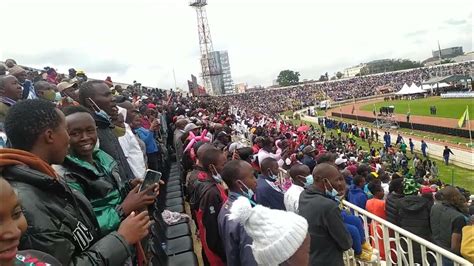 President William Ruto Arrives At Nyayo Stadium Nairobi Kenya For