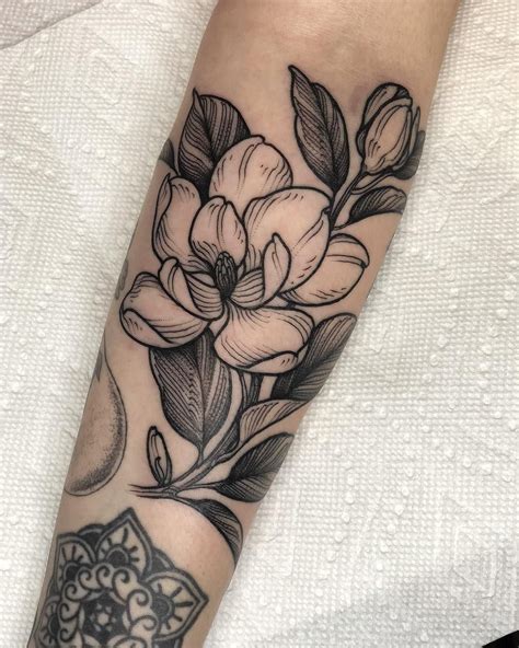 Shannon Elliot Magnolia Tattoo Magnolia Tattoo Sleeve Tattoos Tattoos
