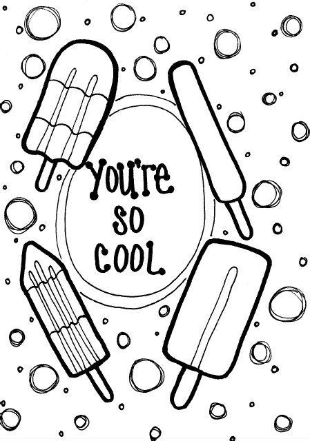 Youre So Cool Coloring Page Cool Coloring Pages Coloring Pages Etsy