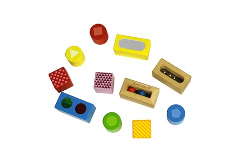 Everearth Wooden Discovery Blocks With Sound Baby Vegas
