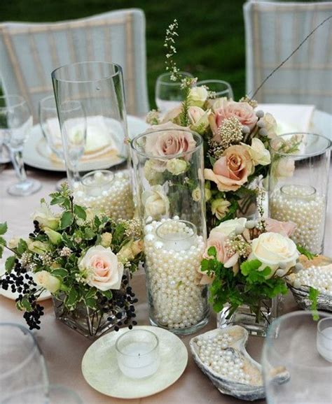 Vintage Wedding Table Decor Centerpiece With Jars With