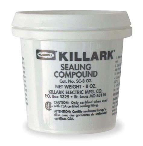 HUBBELL KILLARK Sealing Compound, 8 Oz - 2NE38|SC-8OZ - Grainger
